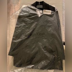 Calvin Klein Women's Double Breasted Classic Pea Coat, Black, 1X